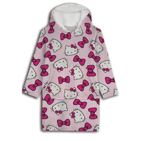 SUDADERA OVERSIZE POLIESTER HELLO KITTY