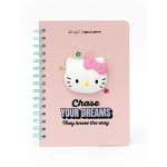 LIBRETA A5 SQUISHY HELLO KITTY - CHASE YOUR DREAMS