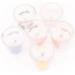 SET 6 VASOS DE CHUPITO PARA BRINDAR INFINITO 