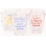 SET 6 VASOS DE CHUPITO PARA BRINDAR INFINITO 