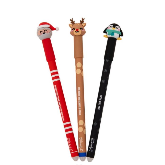 SET 3 BOLIS BORRABLES BO-BO PAPÁ NOEL