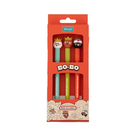 SET 3 BOLIS BORRABLES BO-BO REYES MAGOS