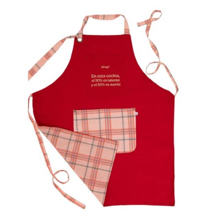 SET DE DELANTAL Y RECETARIO - RECETAS CON MARGEN 