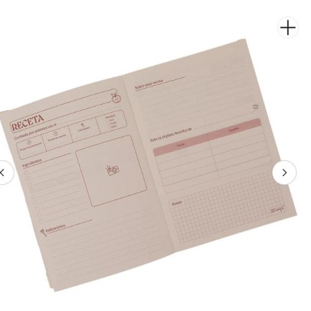 SET DE DELANTAL Y RECETARIO - RECETAS CON MARGEN 