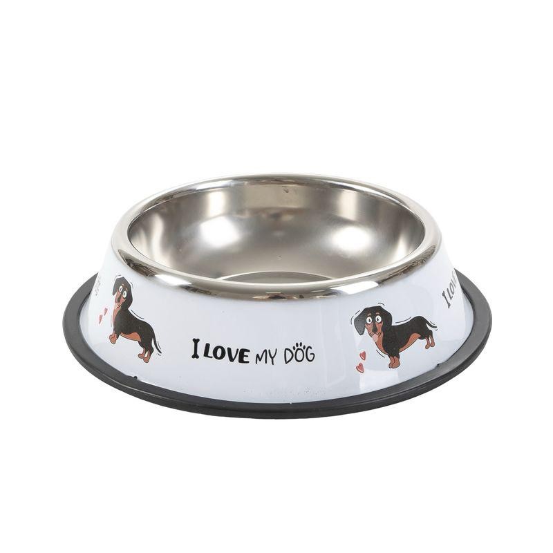 BOL COMEDERO 580ML ANTIDESLIZANTE PERROS