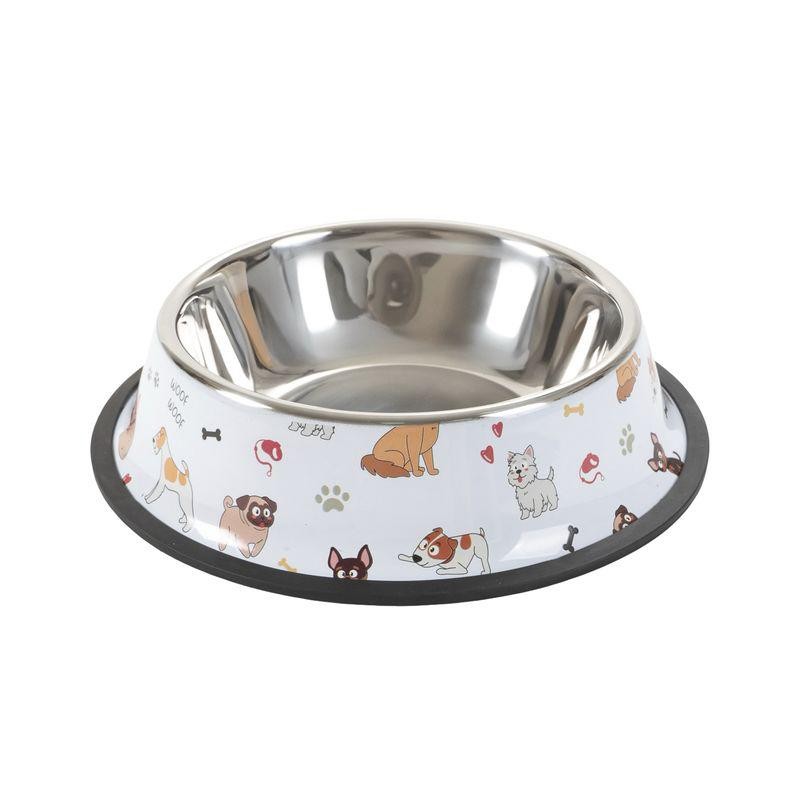 BOL COMEDERO 580ML ANTIDESLIZANTE PERROS