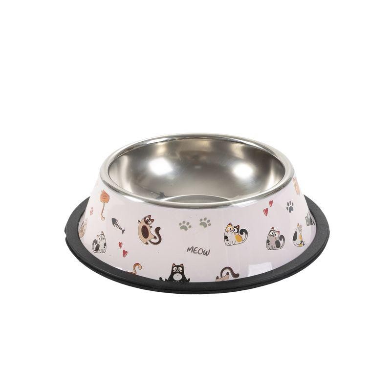 BOL COMEDERO 200ML ANTIDESLIZANTE GATOS