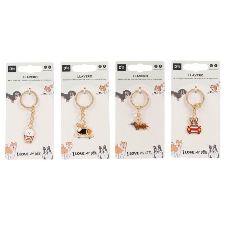 LLAVERO PERROS DIVERTIDOS