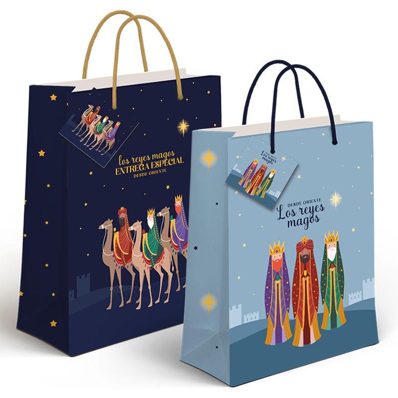 BOLSA PAPEL JUMBO REYES MAGOS