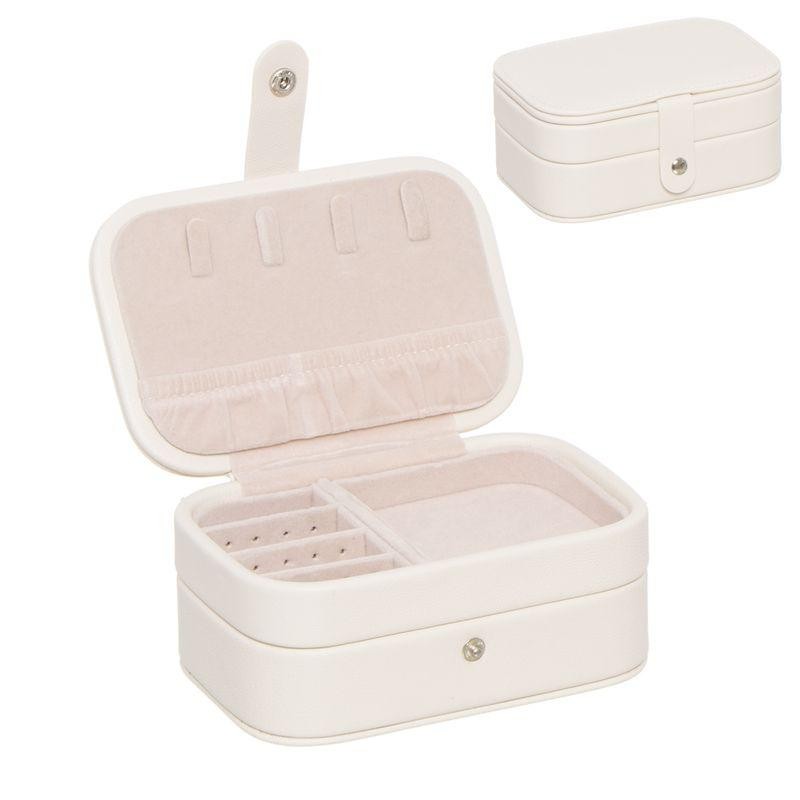 JOYERO DE VIAJE 2 NIVELES NATURAL