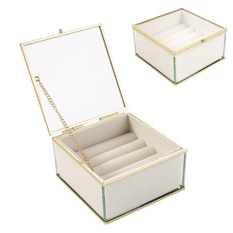 JOYERO CRISTAL TERCIOPELO NATURAL