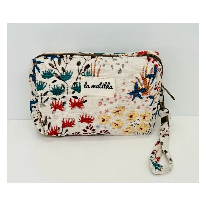 NECESER MEDIANO BEIGE FLORAL