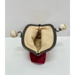 MONEDERO CLIP BURDEOS