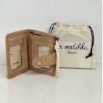 CARTERA PEQUEÑA RAYAS BEIGE