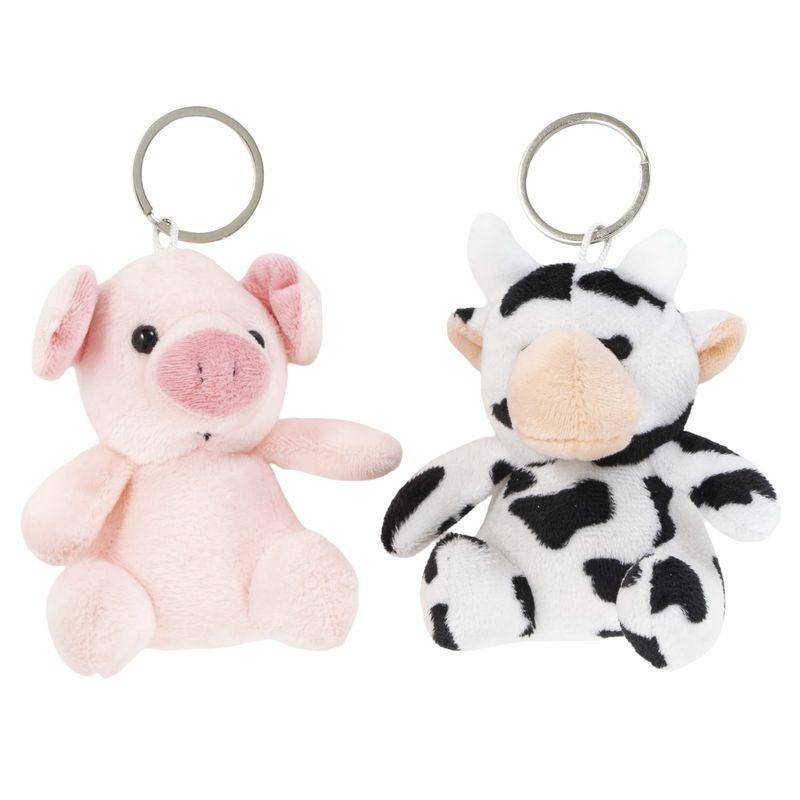 LLAVERO PELUCHE VAQUITA/CERDO