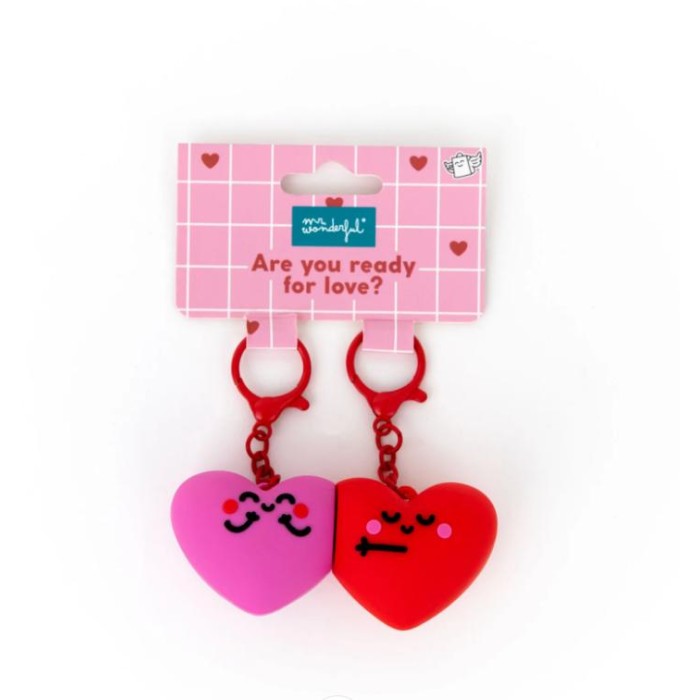 SET DE 2 LLAVEROS - CORAZONES