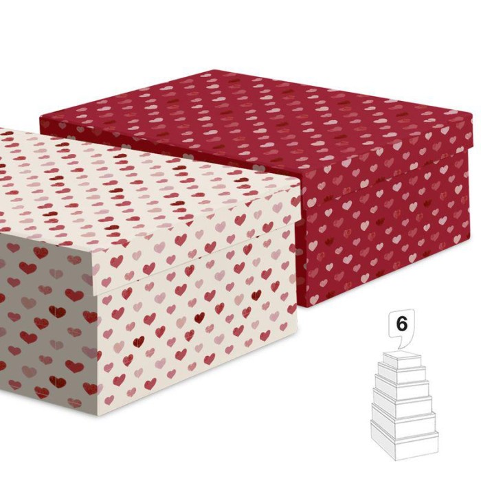 CAJA AMOR CORAZONES N4