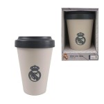 VASO CON TAPA REAL MADRID