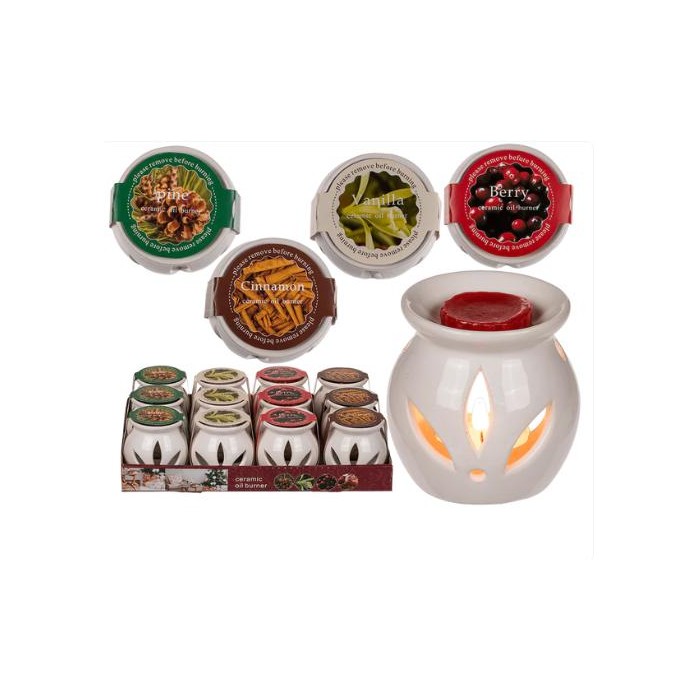 QUEMADOR CON CERA AROMATICA