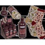 SET 2 PARES DE CALCETINES VINO T UNICA