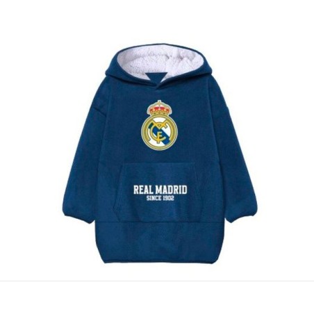 SUDADERA OVERSIZE INFANTIL REAL MADRID