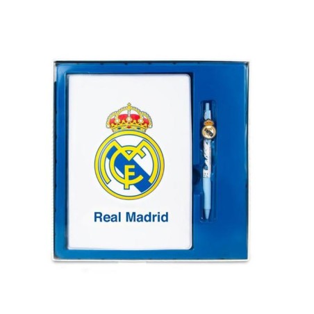 LIBRETA CON BOLIGRAFO REAL MADRID