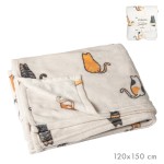 MANTA POLAR LOVELY CATS 120 X 150 CM