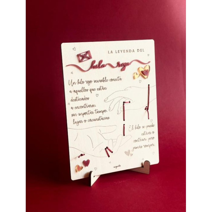 LÁMINA HILO ROJO PAREJA