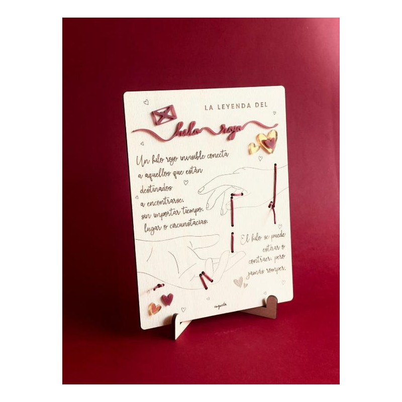 LÁMINA HILO ROJO PAREJA