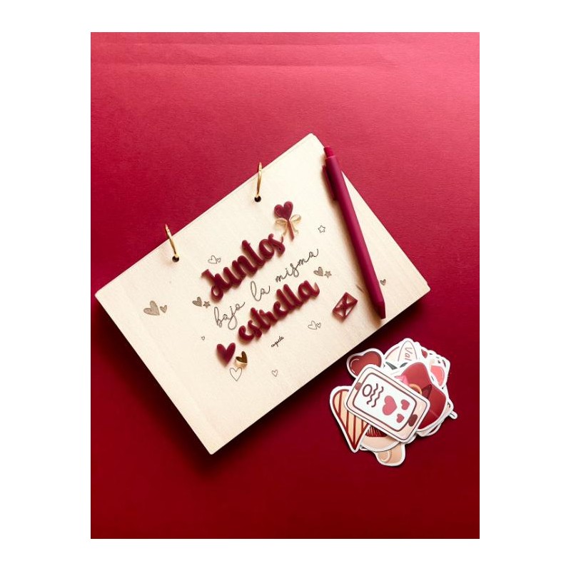 ALBUM DE FOTOS PAREJA - JUNTOS BAJO LA MISMA