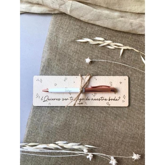 BOLI CON MENSAJE TESTIGO