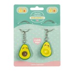 JUEGO 2 LLAVEROS AGUACATE