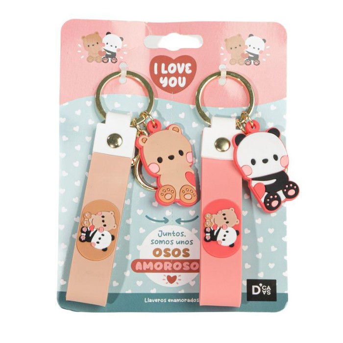 JUEGO 2 LLAVEROS OSITOS