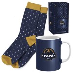 SET REGALO TAZA CON CALCETIN PAPÁ