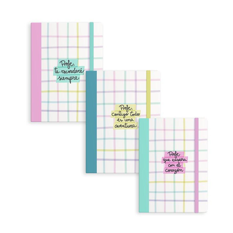 LIBRETA CON GOMA M PROFE