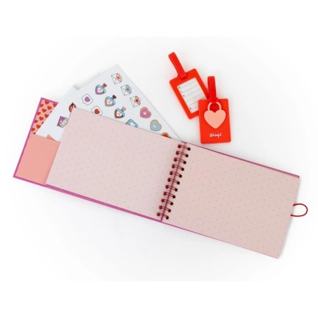 SET DE ALBUM DE FOTOS - ETIQUETAS DE VIAJE