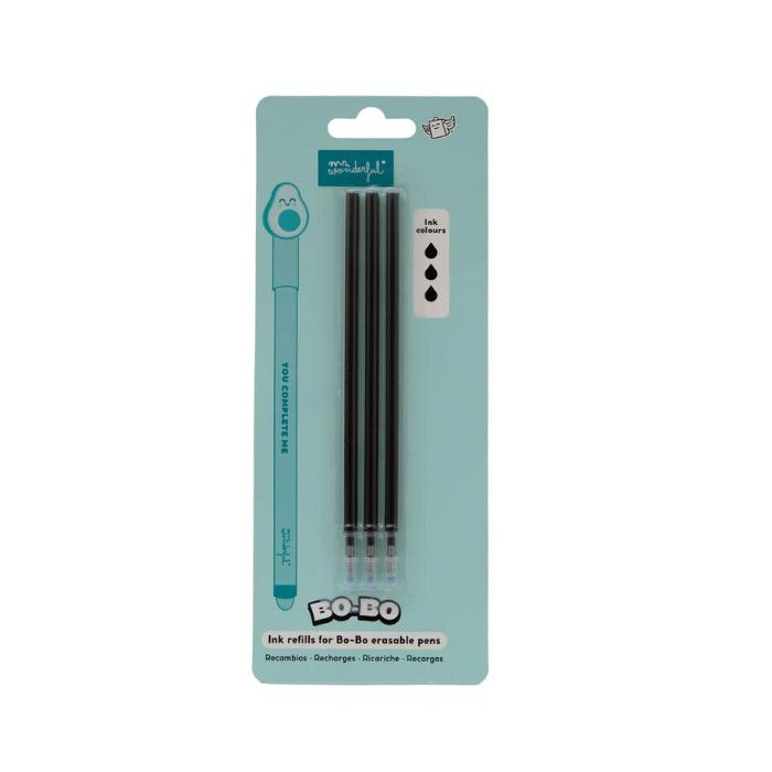SET DE 3 RECARGAS DE TINTA PARA BO-BO
