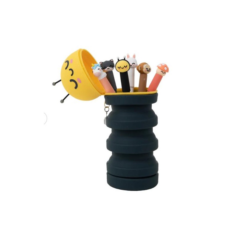 SET 6 BOLIS BORRABLES   ESTUCHE SILICONA - BEE