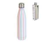 BOTELLA ACERO INOX  RAYAS 500ML