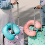 COJIN DE VIAJE CON ANTIFAZ - PINK