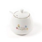 AZUCARERO CON CUCHARA FLORES