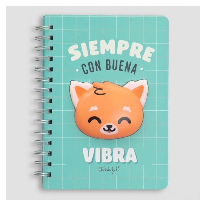 LIBRETA SIEMPRE CON BUENA VIBRA 