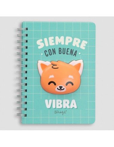 LIBRETA SIEMPRE CON BUENA VIBRA 