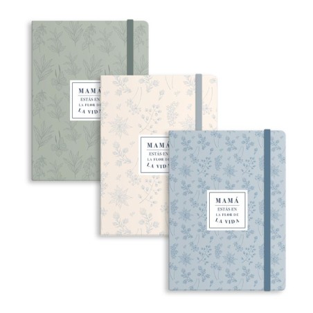LIBRETA CON GOMA M MAMA