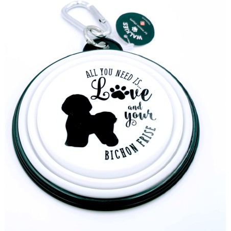 BEBEDERO PORTÁTIL - BICHON FRISE