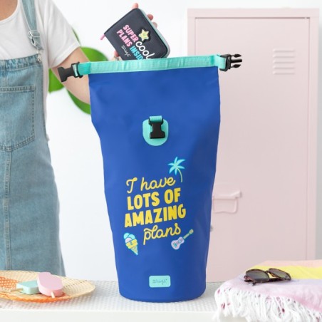 BOLSA ESTANCA IMPERMEABLE  "I HAVE LOTS OF AMAZING PLANS"