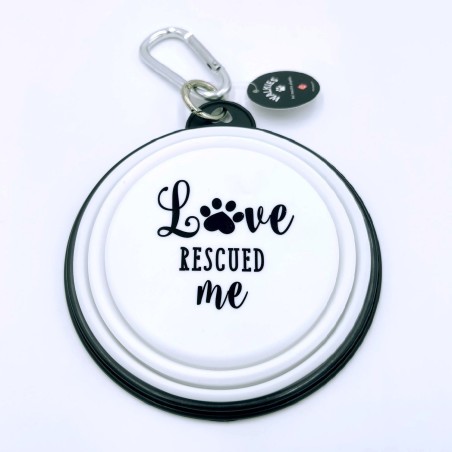 BEBEDERO PORTÁTIL - LOVE RESCUED ME