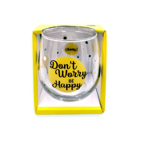 VASO CRISTAL BE HAPPY