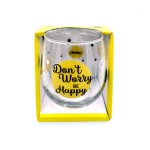 VASO CRISTAL BE HAPPY