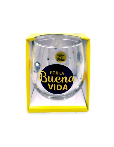 VASO CRISTAL BUENA VIDA